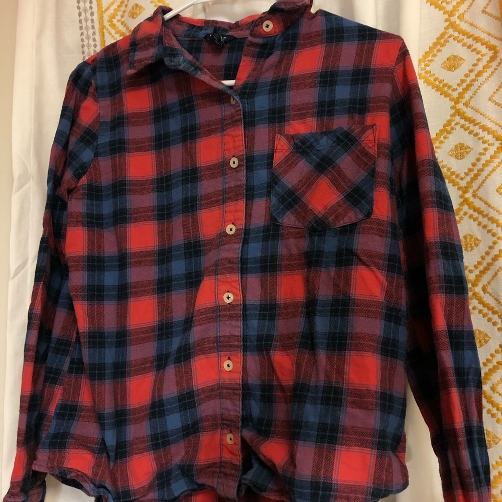 Red and Blue flannel